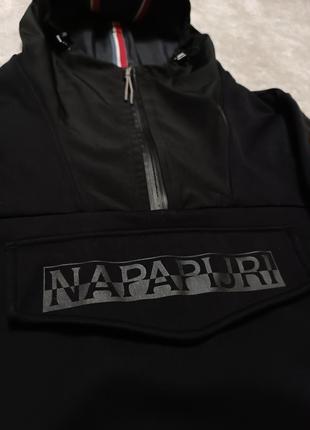 Napapijri- rainforest softshell jacket - blu marine3 фото