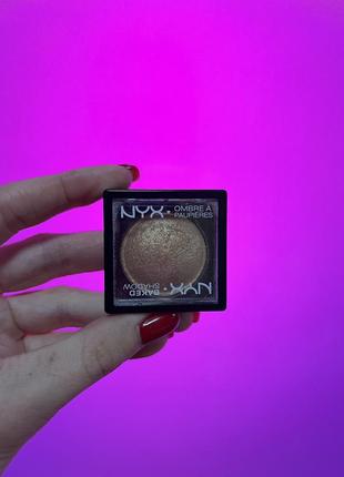 Запечені тіні nyx baked eye shadow 3 г lavish (bsh12)1 фото