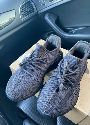 Adidas yeezy boost 350 v2 black premium(реф шнурки)