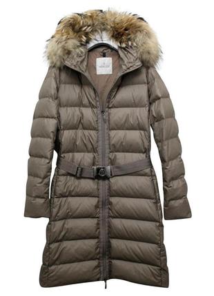 Женская куртка moncler nantesfur miubbotto на молнии с капюшоном, размер 2