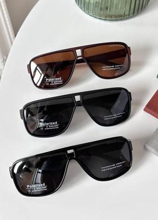 Солнцезащитные мужские очки porsche design polarized3 фото