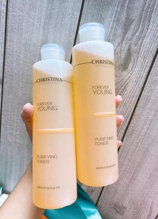 Forever young purifying toner  christina😊очищающий бесспиртовой тоник