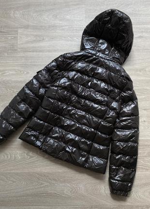Шоколадная куртка виниловая лаковая водонепроницаемая водоотталкивающая2 фото