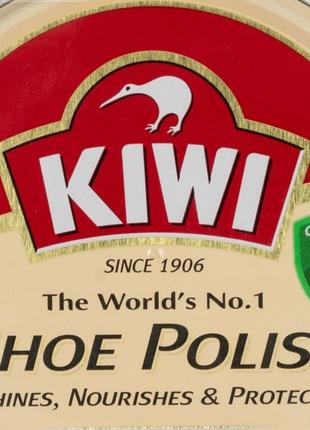 Оригінал крем для взуття kiwi безбарвний4 фото