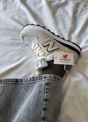 Кросівки жіночі new balance 574 beige (рр 36-40)