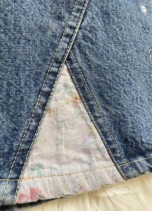 Юбка джинсовая 4-5лет5 фото