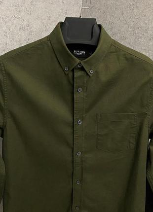 Зеленая рубашка от бренда burton3 фото