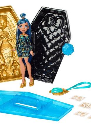 Коллекционная кукла монстер хай клео де ниль monster high cleo de nile golden glam case beauty kit кукла клео3 фото