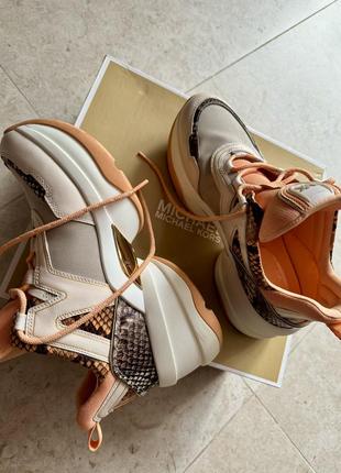 Оригинальні кроссовки Michael kors olympia кроссовки