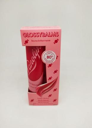 Мегаблиск для усунення сухості губ lanolips glossybalms — candy2 фото