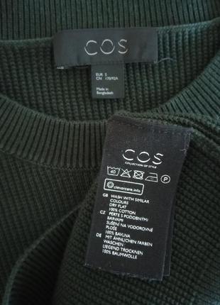 Коттоновый свитер,джемпер cos6 фото