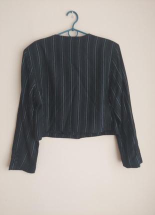Пиджак укороченный винтажный3 фото