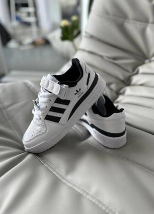 Кросівки adidas forum 84 low white black