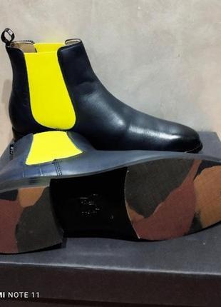 Вишуканого дизайну шкіряні черевики челсі успішного бренду з німеччини gordon & bros4 фото