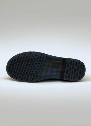 Женские туфли черные dr martens 1461 mono black2 фото