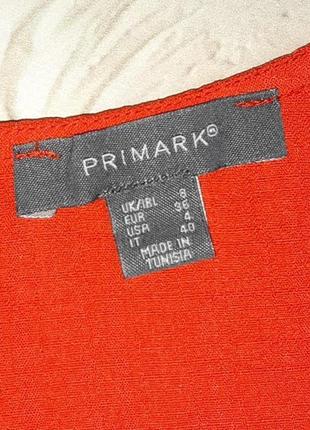 Красивая нарядная оранжевая блуза блузка primark, размер 44 - 465 фото