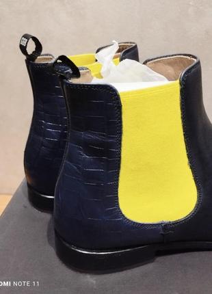 Вишуканого дизайну шкіряні черевики челсі успішного бренду з німеччини gordon & bros5 фото