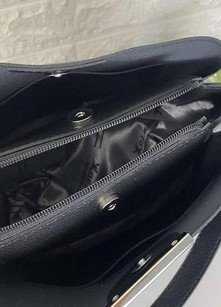 Жіноча міні сумочка на плече екошкіра зара, якісна класична маленька сумка для дівчат zara чорний черный4 фото