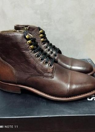 Уникальные кожаные ботинки известного немецкого бренда gordon &amp; bros2 фото