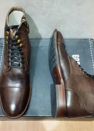Уникальные кожаные ботинки известного немецкого бренда gordon &amp; bros3 фото