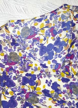 💝2+1=4 красивая цветная блузка блузка в цветочный принт per una, размер 50 - 527 фото