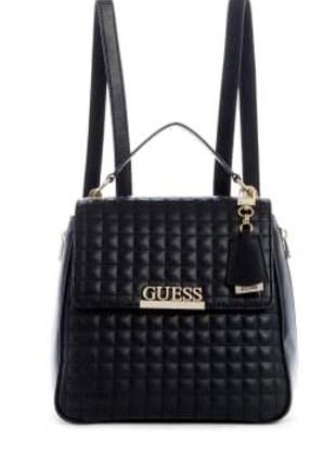 Чорний стильний рюкзак guess оригінал3 фото