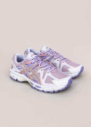 Женские кроссовки фиолетовые asics gel kahana