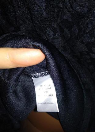 Кружевная стрейч блуза рукав волан8 фото