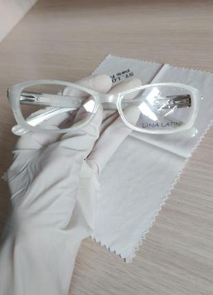 Красивая качественная женская оправа, очки, окуляри на флексах lina latini2 фото