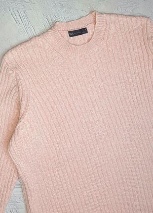 💝2+1=4 шикарный плотный теплый розовый свитер рубчик под горло marks&amp;spencer, размер 54 - 565 фото