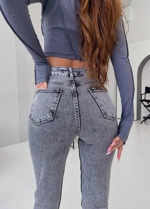 Шикарные женские джинсы мом xs,s,m,l8 фото