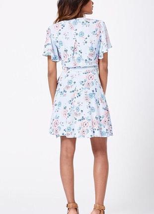 Miss selfridge petite трендовое летнее платье миди с цветочным принтом, размер m3 фото