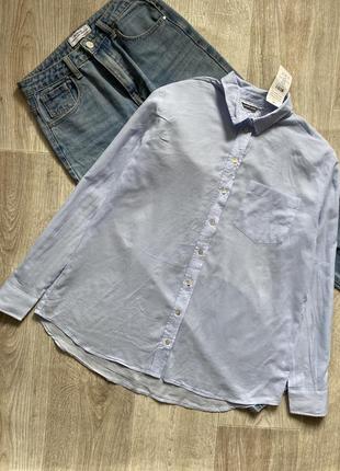 Женская хлопковая рубашка, сорочка, блузка, блуза, рубашка свободного кроя, блуза вільного крою
