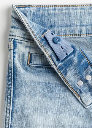 Голубые джинсы bootcut для девочки подростка4 фото