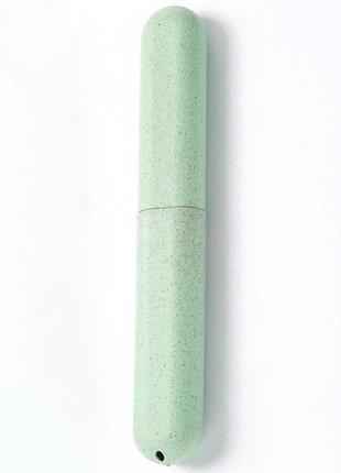 Футляр для зубної щітки, дорожній футляр для зубної щітки пластиковий (м'ятний)2 фото