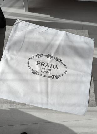 Фірмове паковання пильник, чохол великий prada, паковання на подарунок. подарункова брендова упаковка прада