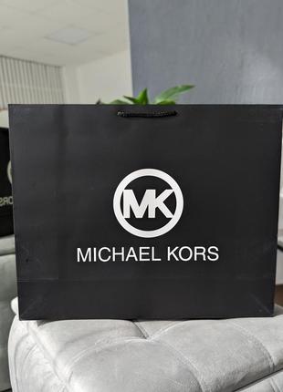Фірмова упаковка великий пакет michael kors, упаковка на подарунок. подарункова брендова упаковка мішель корс1 фото