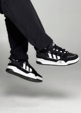 Кросівки adidas adi2000 black white8 фото
