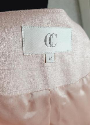 Трендовий укорочений жакет піджак пудрово рожевий5 фото