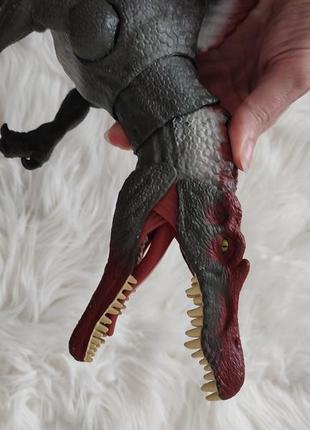 Большой динозавр мир юрского периода спинозавр jurassic world - spinosaurus 53 см mattel5 фото