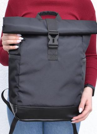 Рюкзак roll top чоловічий-жіночий для ноутбука міський рол топ, великий рюкзак для подорожей10 фото