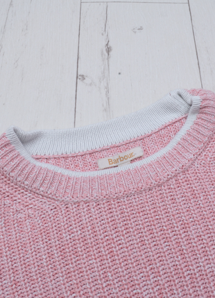 Barbour tynemouth knit sherbet шикарна в'язана кофта oversize оверсайз оригінал вільного крою3 фото