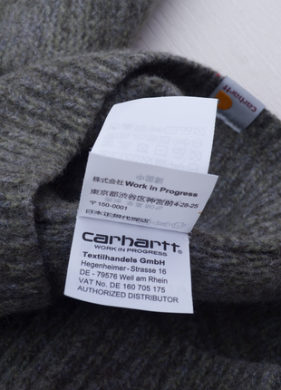 Carhartt work in progress шерстяная шерстяная кофта от трендового бренда р. m-s6 фото