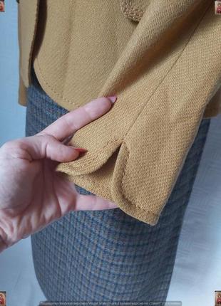 Фирменный gerry weber стильный пиджак/жакет в сочном горчичном цвете, размер с-м6 фото