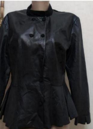 Кожаная куртка со вставками замши vero moda