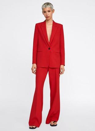 Zara шикарные трендовые палаццо брюки1 фото