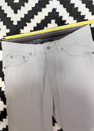 Брюки брюки мужские серые легкие прямые немного зауженные slim fit повседневные a. w. dunmore, размер m - l8 фото