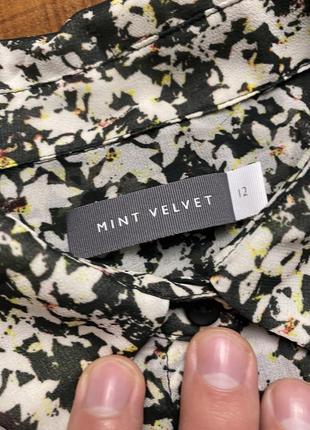 Женская рубашка (блуза) в цветочный принт mint velvet (минт вельвет лрр идеал оригинал разноцветная)4 фото
