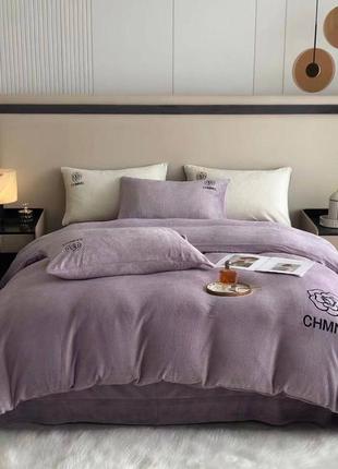 Плюшевое постельное белье приятное и качественное