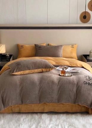 Плюшевое постельное белье приятное и качественное5 фото